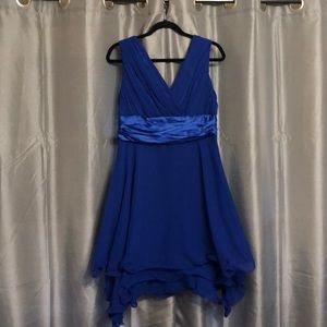 Royal blue part dress